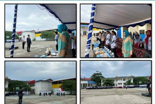 Upacara memperingati HUT PGRI dan Hari Guru Nasional ke 77