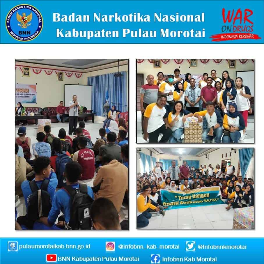 Sosialisasi P4GN pada Kegiatan Temu Kangen Alumni SMAN 1 Unggulan Pulau Morotai Sosialisasi P4GN pada Kegiatan Temu Kangen Alumni SMAN 1 Unggulan Pulau Morotai